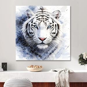 액운차단 호랑이 백호 캔버스 액자 거실 현관 사무실 풍수 인테리어 그림
