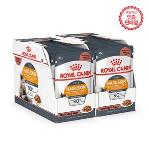 고양이파우치 헤어앤스킨 케어 그레이비 85g 24개/아름다운 피모