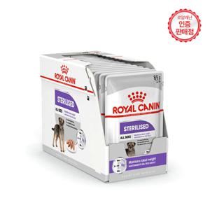 강아지파우치 미니 스테럴라이즈드 85G 12개/중성화체중관리