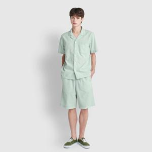 남 시어서커 패턴 5부 파자마 세트 (4 sizes)(4 colors)