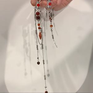 TEMU ‘Red Domain’ 미아오족 지역에서 제작된 독특한 중국 스타일 디자인 머리핀 한 쌍