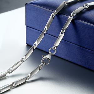 TEMU 1개 남성용 Y2K 스타일 무색상 실버 목걸이 - 우아한 기하학적 디자인, 로브스터 클라스프, 내구성 강함, 알레르기 프리, 캐주얼 또는 포뮬러 행사에 완벽
