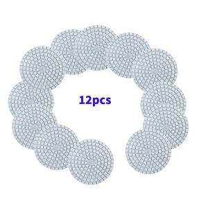 TEMU 12개 통합 연마 디스크, 샌딩 패드, 앵글 그라인더로 타일 모서리 트리밍용 건식 연마 디스크, 범용 연마 패드, 세라믹 타일 트리머, 건식 연마 디스크