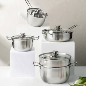 TEMU [Leopoldi] 레오폴디 모든 열원 사용 가능한 싸일런트 냄비 5종 세트