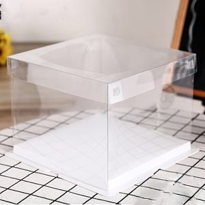 TEMU 5개 두꺼운 투명 파티/페스티벌 선물 포장 상자, 1/2/3단 PET 재질 선물/케이크/꽃/수집품 보관 상자, 생일 파티, 결혼식, 할로윈, 크리스마스, 발렌타인데이, 어버이날에 적합