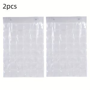 TEMU 48구획 벽걸이 디스플레이 케이스 시스템 – 수집품, 핀 및 메달용 투명 플라스틱 보관함 – 집이나 사무실 장식용 공간 절약형 정리대 – 내구성 있는 독립형 디자인과 쉬운 접근 가능, 슬림한 외관의 벽걸이 수집품 전시 케이스