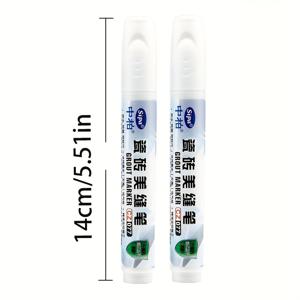 TEMU 화이트/그레이 방수 타일 페인트 마커 펜 영구 잉크 그라우트 펜