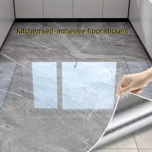 TEMU 셀프 접착식 대리석 무늬 PVC 주방 바닥 벽지 - 두꺼운 내마모성, 방수, 미끄럼 방지 비닐 타일, 주방, 침실, 욕실, 식당, 거실, 홈 및 리모델링용