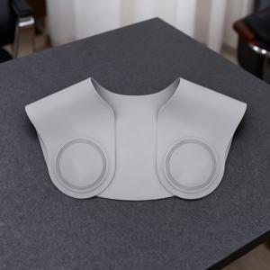 TEMU 1개 헤어 커팅 케이프 (아이롱 없음), 실리콘 소재, 피부에 부착 잘됨, 부드럽고 변형되지 않음, 스타일리스트용 숄더 패드 (펌 및 염색용, 머리카락 손상 방지)