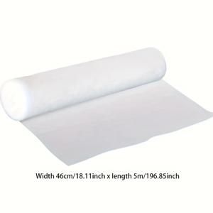 TEMU 1롤 레인지 후드 필터 - 내열성, 간편 클립온 설치, 기름 및 먼지 방지 메쉬 - 대부분의 표준 레인지 후드 호환 - 주방 배기 효율 청소, 조리 공간 정리, 오일 트랩 스크린, 내열 소재