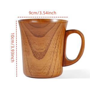 TEMU 이 수제 나무 컵은 차 컵, 우유 컵, 음료 컵, 커피 컵, 사무실, 가정, 호텔 및 레스토랑 물컵, 야외 캠핑용 고체 나무 컵으로 이상적입니다