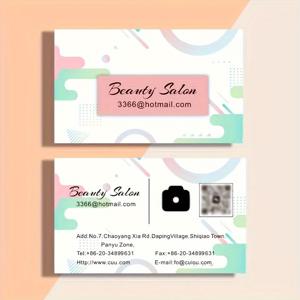 TEMU 맞춤형 200/500/1000 명함, 개인화된 전문 업무 카드, 온라인 마케팅 및 대학 스타일에 적합, 독점 맞춤형 VIP 카드, 세련된 오피스 소셜 스타일