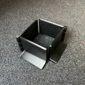 TEMU 자동차 트렁크 랙 2개 세트 (하단 접착식), 고하중 블랙 수하물 잠금 시스템, 자동차 트렁크 정리함 및 수하물 홀더, 봉제 수납 랙용, 세단 및 SUV용 공용, 무타공 설치