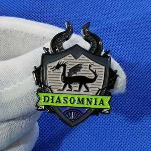 TEMU 1개 DADETCDF 디아소마니아 드래곤 에나멜 핀 - 모험을 영감으로 한 만화 메탈 브로치, 화려한 색상으로 셔츠, 백팩 및 옷깃에 이상적 - 패셔너블 액세서리 & 친구들에게 완벽한 선물