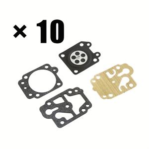 TEMU 왈브로 카뷰레이터 다이어프램 개스킷 5/10 세트 - 잔디 깎기 기계 카뷰레이터 수리 키트 - 36F, 40-5, 44-5, 139F, GX35 카뷰레이터용