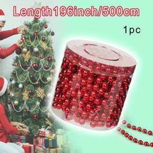 TEMU 8MM 인조 진주 비즈가 달린 공예 비즈 스트링, 고급 ABS 소재로 제작된 우아한 광택을 발산하는 장식용 진주 가랜드 스풀이 특징입니다.