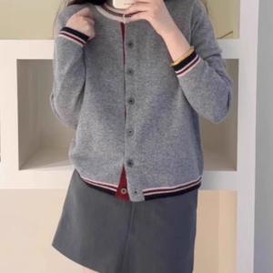 TEMU 여성용 가디건 가을과 겨울용 라운드 넥 루즈한 대형 스웨터 긴팔 코트