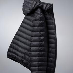 TEMU 남성 가을 겨울 가벼운 패딩 코트 유스 패션 솔리드 컬러 후드 자켓 캐주얼 탑