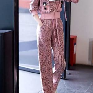 TEMU 캐주얼 스포츠 여성용 2025 봄/가을 신상 스타일 연령감소 후드 가디건 재킷 여성용 투피스 세트