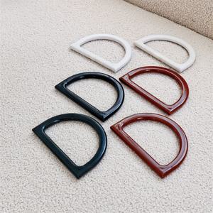 TEMU 6개 시트 원형 모서리 사다리꼴 직조 가방 손잡이 시트 얇은 D 오ーク 핸드백 손잡이 지갑 레트로 가방 공예 가방, 지갑 제작, DIY 지갑 제작에 적합