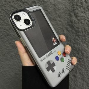 TEMU 휴대폰 케이스 - 아이폰 16 Pro Max, 16 Pro, 11 Pro Max, 16, 15, 14 Plus, 13, 12, XS Max, 15 Pro, XR, 15 Pro Max, 14, 13 Pro, 12 Pro Max용 스타일리시하고 미니멀한 게임 콘솔 디자인 휴대폰 케이스, 충격 방지 보호 커버