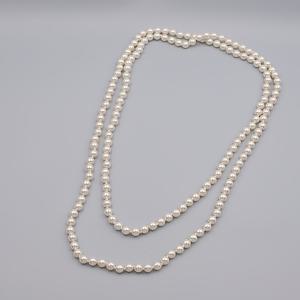 TEMU 1개 패셔너블 다용도 유리구슬 롱 여성 목걸이, 가을 겨울 다용도 고급 스웨터 체인, 여성 주얼리