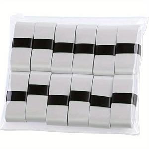 TEMU 12개 배드민턴 라켓 그립 테이프 테니스 라켓 그립 랩 오버그립, 미끄럼 방지 및 땀 흡수 그립