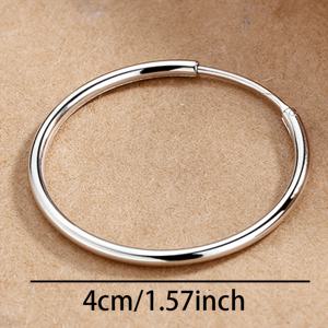 TEMU 2개 여성 패션 후프 귀걸이, 대형 원형 귀걸이, 베프 선물, 파티 선물, 데일리 커뮤트, 할로윈, 크리스마스, 파티, 연회, 가을 겨울 착용