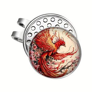 TEMU 피닉스 아트 자석식 모자 클립 볼 마커 골퍼용 모자 액세서리