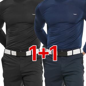 TEMU (1+1)( 2장세트! ) 남성 러닝/등산 춘추 여름 아웃도어 냉감 긴팔 반목 스포츠웨어 티셔츠 콜드플레이스(KP4OP2LT032M)