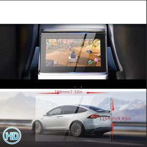 TEMU TESLA 모델 3 (2024-2025) 및 모델 Y (2025) 후면 클리마 터치 스크린 보호 필름 (강화 유리)
