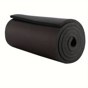 TEMU 60Kg/M3 고밀도 비접착식 블랙 폼 롤, 고급 롤플레잉 패딩 (폭 33Cm X 두께 1Cm X 길이 200Cm), 화장품 충전, 자체 디자인 프로젝트 테이블탑에 적합 - 간편한 절단 비접착식 다기능 방음 폼 보드 (Wi)