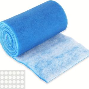 TEMU ventilation 필터 키트 - 가정용 바닥 환기 필터에 적합. MERV 8 정전기 공기 필터 롤 및 접착 후크 테이프 (필터 30개 이상)