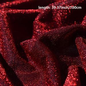 TEMU 1개 럭셔리 별빛 하늘 글리터 골드 & 실버 실물 니트 탄성 드레이프 원단 골드 직조 슈퍼 플래시 별빛 하늘 무대 웨딩 의류 원단 배경 원단 방 장식 배경 사진 원단