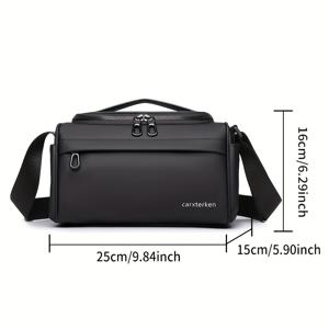 TEMU 남성용 비즈니스 여행용 숄더백, 휴대용 세면도구 크로스바디 백, 수영 및 야외 피트니스용 편리한 수납