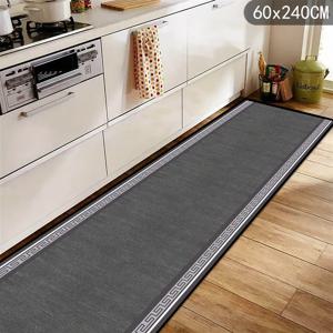 TEMU 골든 벨벳 중국풍 은은하고 심플하며 우아한 현관 장식 러그 1개, 빈티지 율렁거리는 테두리 주방 조리대 러너 러그, 정밀한 부드러운 원단, 관리가 쉬움, 기계 세탁 가능, 거실 소파 러그, 야외 러그, 야외 플라스틱 짚 카펫, 야외 파티오 러그