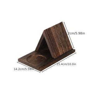 TEMU 책꽂이 책 읽기 보조 삼각형 책상 정리대, 책과 커피잔용, 사무실 책상에 적합