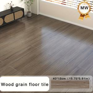 TEMU 20/40개 자체 접착식 빈티지 우드 그레인 바닥 스티커, 40개로 2.4제곱미터 커버, 20개로 1.2제곱미터 커버, 방 바닥 리모델링, 방수 및 간편한 부착. 내구성이 뛰어난 PVC 재질로 거실, 침실, 주방 장식에 적합