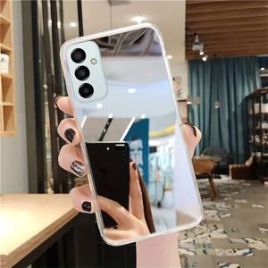TEMU 삼성 갤럭시 S24 울트라 S23 FE S24 플러스 A05 A05S A14 A15 A34 A35 A54 A55 A24 A25 A73 호환, 샤오미 13T 프로 13 라이트 호환, 레드미 노트 13 프로 플러스 13C 충격 방지 케이스와 호환되는 소프트 메이크업 미러 케이스