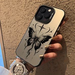 TEMU 블랙 폰 케이스 - 아이폰 15/15플러스/15프로/15프로맥스, 아이폰 14/14플러스/14프로/14프로맥스, 아이폰 13/13프로/13프로맥스, 아이폰 12/12프로/12프로맥스, 아이폰 11/11프로/11프로맥스, 아이폰 7/8플러스, 아이폰 Xr/Xs맥스