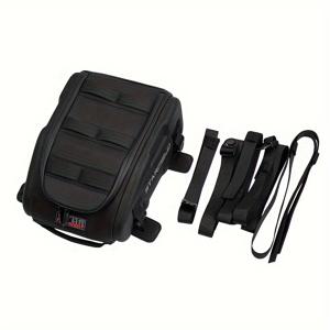 TEMU 스타 필드 나이트 올터레인 모터사이클 탱크 백 - 큰 용량의 후면 시트 팩, 분리 가능한 보호 커버 및 보관 공간, 내구성이 뛰어난 검은색 모터사이클 라이딩 기어, 차량용, 세련된 디자인, 튼튼한 구조