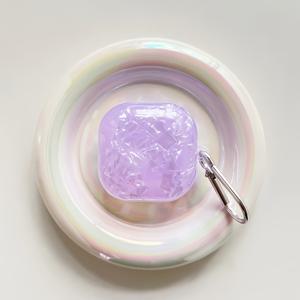 TEMU Buds FE 무선 블루투스 이어버드용 조개껍질 패턴 패셔너블 보호 케이스, for Galaxy Buds Pro, Soft Buds Live, 2 Pro와 호환