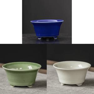 TEMU 2개/3개 빈티지 세라믹 미니멀 플라워 포트, 녹색 식물 대나무 나무 소나무 화분, 침실, 거실, 식탁 장식, 호텔 디스플레이, 화분 식물 용기, 원예 선물 홈 데코에 적합