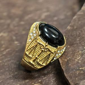 TEMU 환상적인 304 스테인리스 스틸 인조 남녀 공용 반지, 선물용 필수템