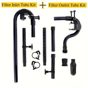 TEMU 수족관 캐니스터 필터 인입구 출입구 튜브 키트 - 민물 및 해수 탱크용 내구성 ABS 부품, 외부 필터 액세서리 (HW303B 호환), 어항, 어항 액세서리, 수족관, 수족관 액세서리, 수족관 필터, 필터