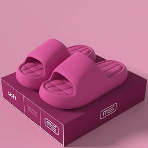 TEMU 남녀공용 초경량 EVA 슬립온 슬리퍼 - 미끄럼 방지 및 쿠션 밑창, 실내/야외, 해변, 욕실용 - 부드러운 밑창의 편안한 신발, 다양한 색상 (화이트/블랙/브라운/블루/로즈 레드) - 휴가 선물로 이상적, 여성용 신발