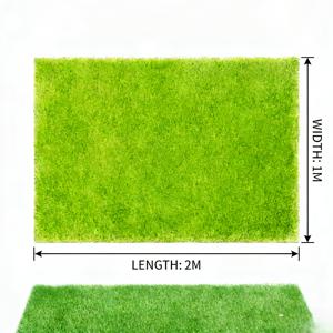 TEMU 리얼 디럭스 인조 잔디 | 합성 두꺼운 잔디밭 카펫, 실내/외 조경, 정원, 잔디밭, 애완 동물 놀이 훈련에 적합, COOLGRASS 브랜드, 폴리에틸렌 및 폴리프로필렌 재질
