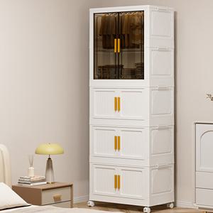 TEMU 대용량 폴딩 옷장 수납장 다용도 리빙박스 정리함 양문 및 접이식 디자인 침실/거실/사무실이 실용적이고 조립이 용이함 -다양한 조합으로 손쉽게 코디 가능 추석선물 할로윈선물 크리스마스선물