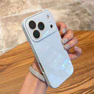 TEMU 폰 케이스: 애플 아이폰 17 프로 맥스 케이스, 아이폰 16 마카롱 아이스 센스 글래스 케이스, 15 심플 뉴 스타일, 14 인터넷에서 인기 있는 커플, 13 솔리드 컬러, 17 프로 풀커버 렌즈, 16 프로 폰 커버