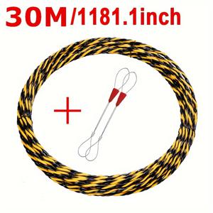 TEMU 파이프 와이어 스레더 전기 기술자 나사산 조임 장치 5/10/15/20/25/30/50M 와이어 케이블 운반 풀러 리드 건설 도구